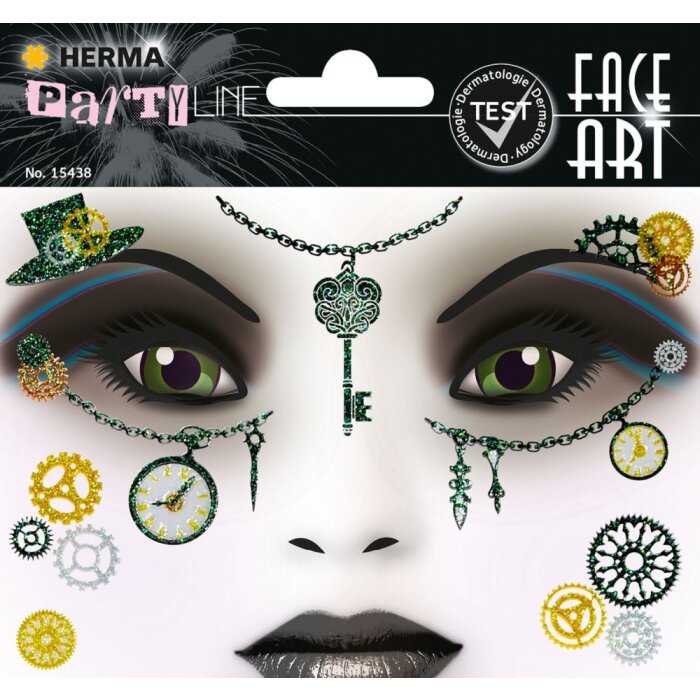 Herma FASHIONLine Pegatina de Arte Facial Steampunk Amelia