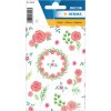 Herma DECOR flor pegatinas Hermosa Rosa, glimmered