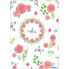Herma DECOR flor pegatinas Hermosa Rosa, glimmered