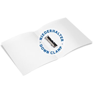 Carpeta de anillas Herma A4 blanco translúcido