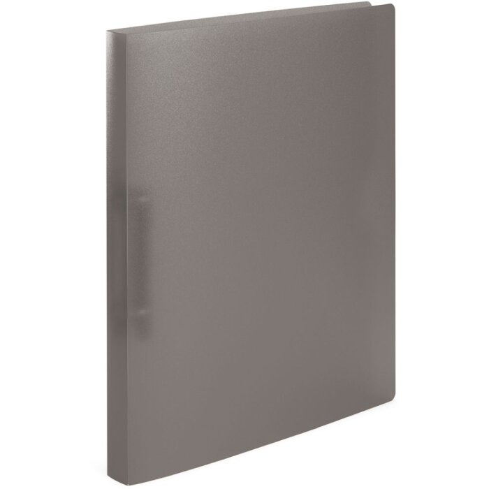 Carpeta de anillas Herma A4 gris translúcido