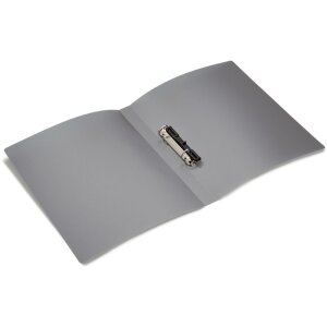 Carpeta de anillas Herma A4 gris translúcido