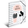 Carpeta Herma A4 Cartón Lámina de Plata Cactus