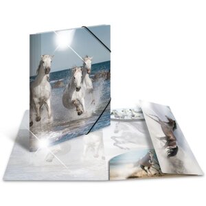 Herma Glossy Animales A4 PP Caballos Carpeta