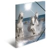 Herma Glossy Animales A4 PP Caballos Carpeta