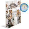 Carpeta de anillas Herma A4 cartón 4D gatos