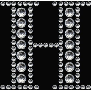 Herma FASHIONLine Crystal Sticker "H";...