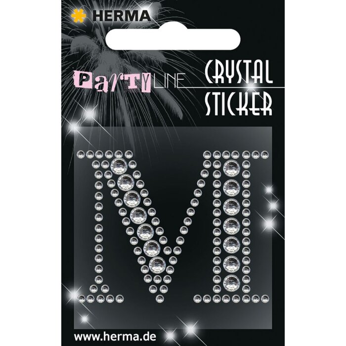 Herma FASHIONLine Crystal Sticker "M"; "Herma Crystal Sticker