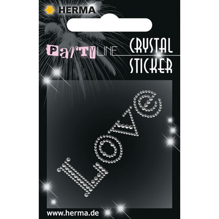 Herma FASHIONLine Pegatina Cristal Love