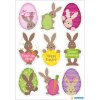 Pegatina Herma MAGIC Happy Easter Bunny, Transpuffy
