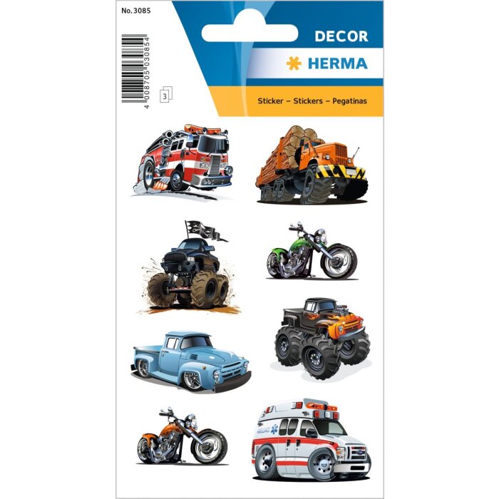 Herma DECOR Pegatina Coches Americanos