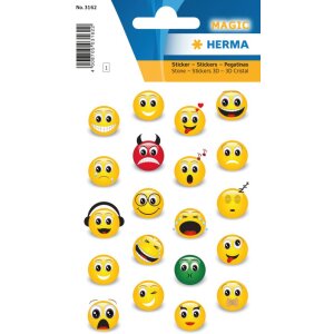 Herma MAGIC Sticker Emojis, Piedra