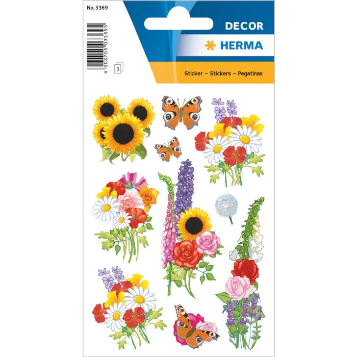 Herma DECOR Pegatinas Flores Modernas