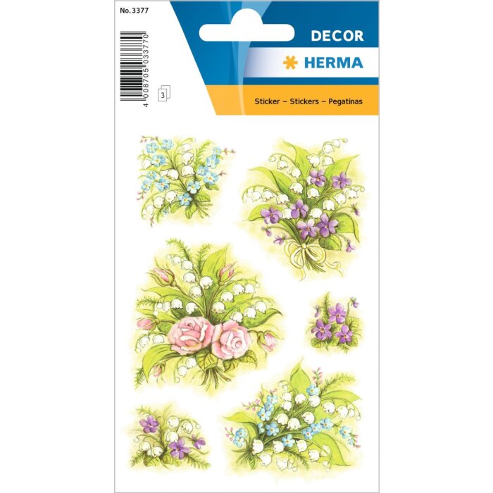 Herma DECOR Adhesivos Bouquets Lirio del Valle