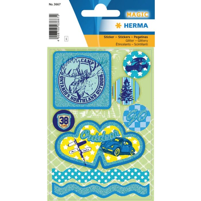 Herma MAGIC Sticker MAGIC Canada Feeling, Glittery