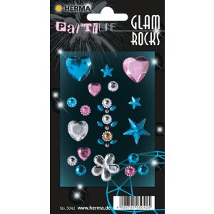 Herma FASHIONLine Glam Rocks Corazones y estrellas