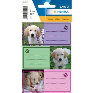 Etiquetas escolares Herma VARIO para perros