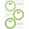 Etiquetas para tapas Herma HOME Ø 44 verde, autoadhesivas