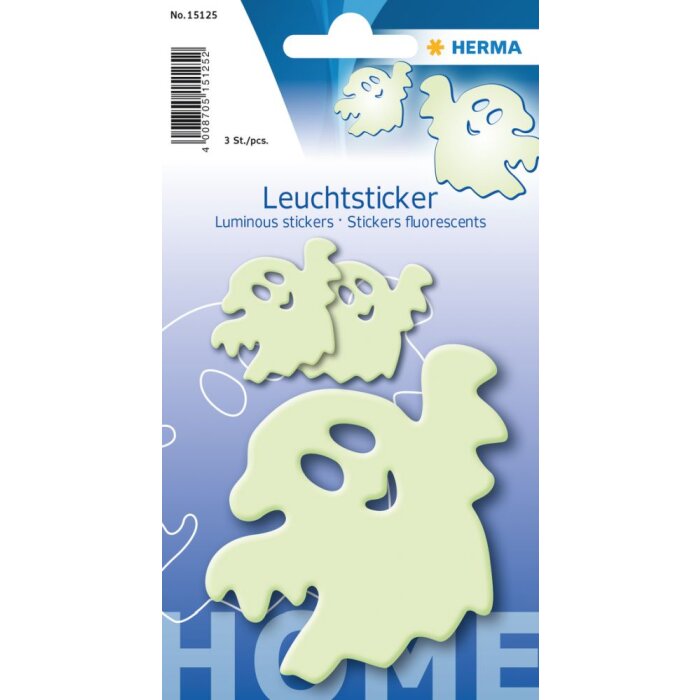 Herma HOME Pegatina Luminosa Fantasmita