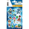 Herma MAGIC pegatinas superhéroes, papel de aluminio