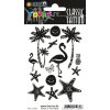 Herma FASHIONLine CLASSIC Tattoo Negro Playa