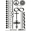 Herma FASHIONLine CLASSIC Tattoo Negro Amor