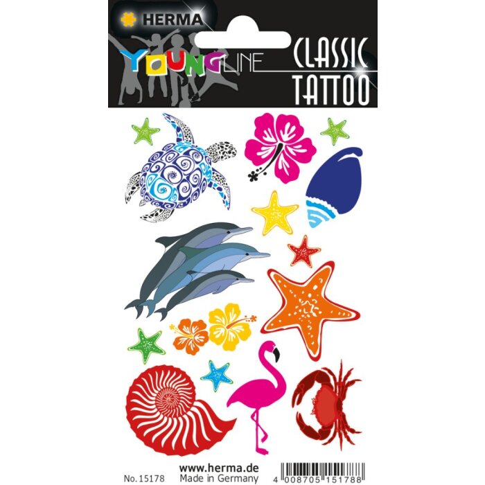 Herma FASHIONLine CLASSIC Tattoo Color Océano