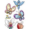 Herma FASHIONLine CLASSIC Tattoo Color Butterfly & Friends