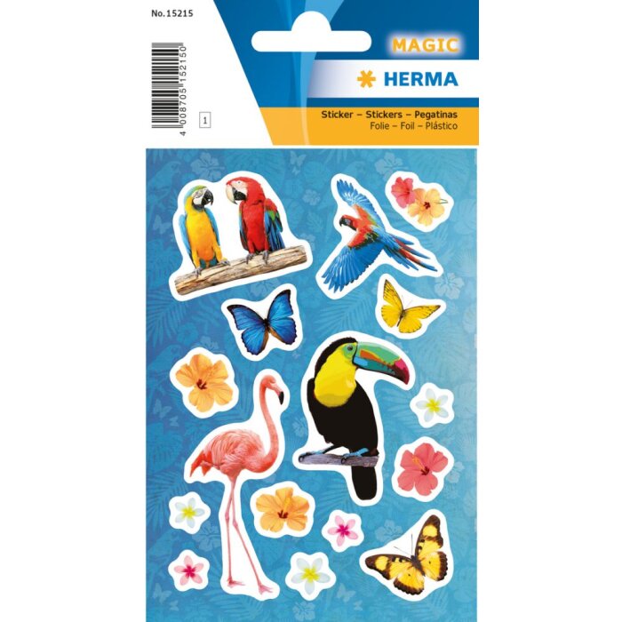 Herma MAGIC Sticker Paradise, papel de aluminio