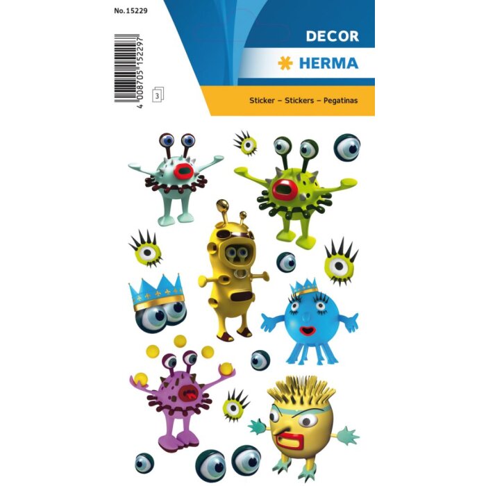 Herma DECOR Pegatina Monstruo WG