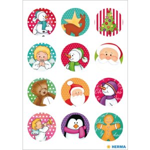 Herma MAGIC Pegatinas Navidad Símbolos, Piedra