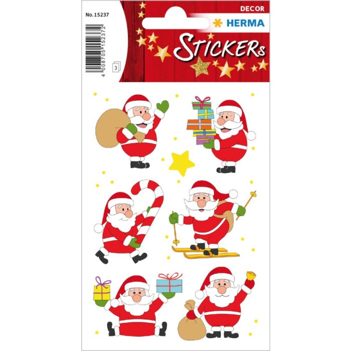 Herma DECOR Pegatina Amigo Papá Noel