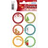Herma DECOR pegatinas de regalo felicitaciones de Navidad, brillantes