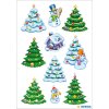 Herma DECOR Pegatina Navidad Invierno Bosque
