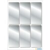 Etiquetas plateadas Herma DECOR 26 x 54 mm 18 unid.