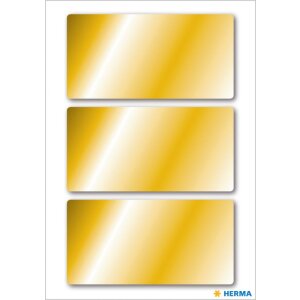 Herma DECOR etiquetas doradas 34 x 67 mm 9 uds.