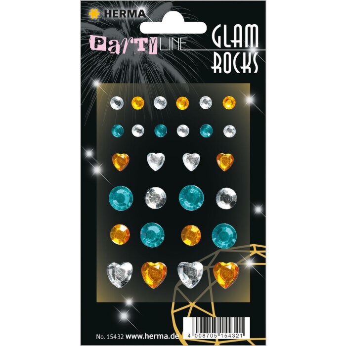 Herma FASHIONLine Glam Rocks Diamantes Oro y Plata