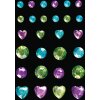 Herma FASHIONLine Glam Rocks Diamantes Menta y Azul Claro