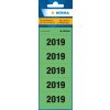 Herma números del año 2019 para carpetas, 60 x 26 mm, verde, adhesivo permanente