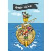 Herma Sticker Scrapbook para niños, A5, "Aventura pirata" (16 páginas, en blanco)