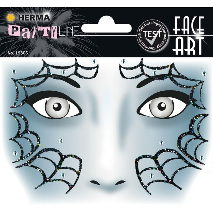 Herma FASHIONLine Pegatina Arte Facial Araña