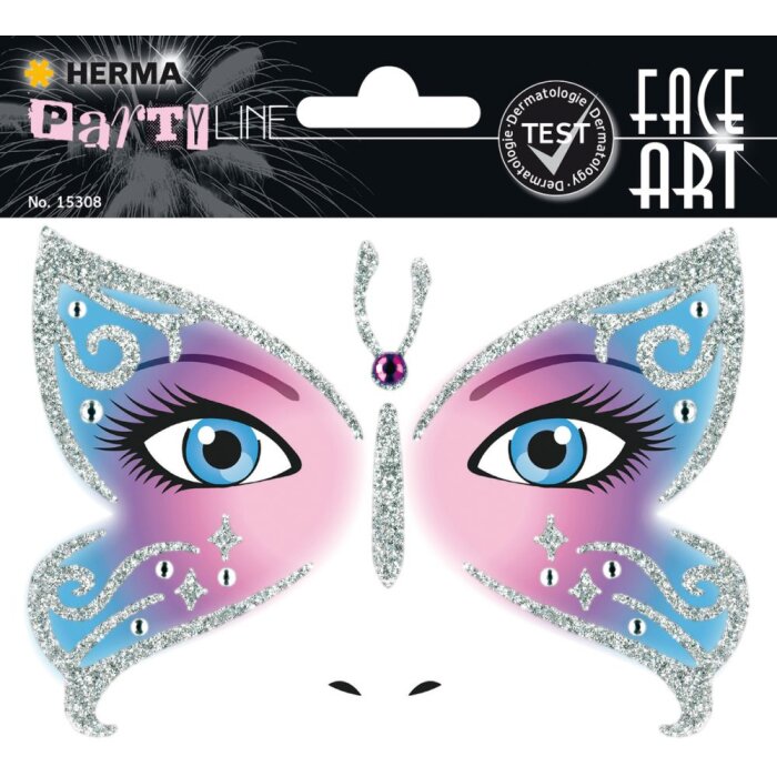 Herma FASHIONLine Pegatina Arte Facial Mariposa