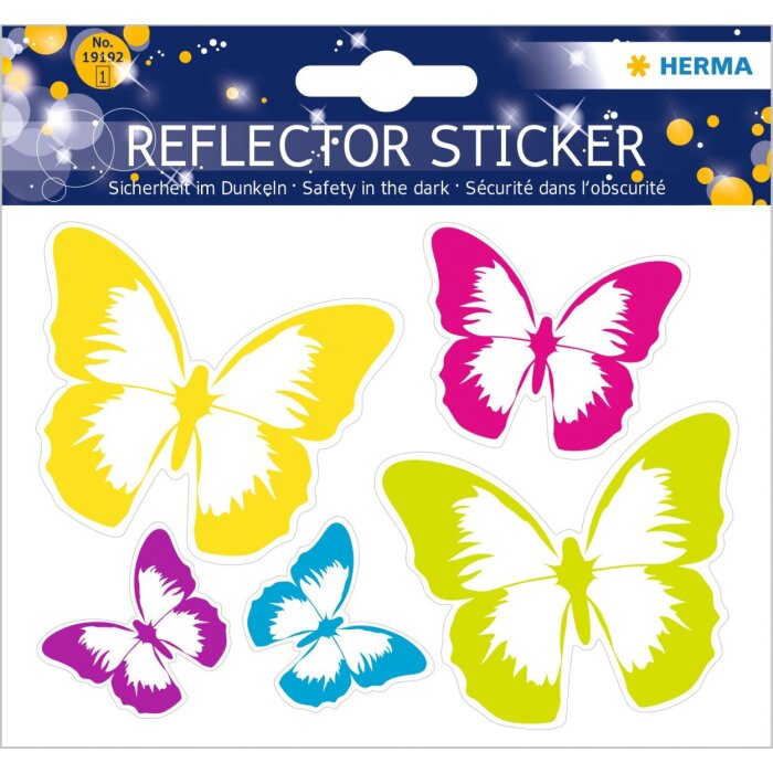 Herma reflector adhesivo mariposa