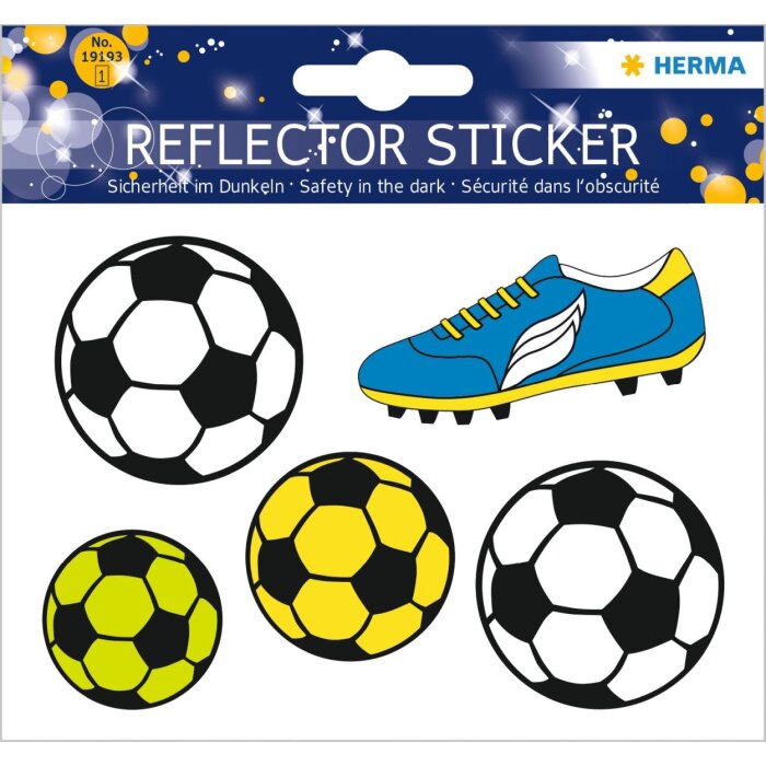 Herma adhesivos reflectores fútbol