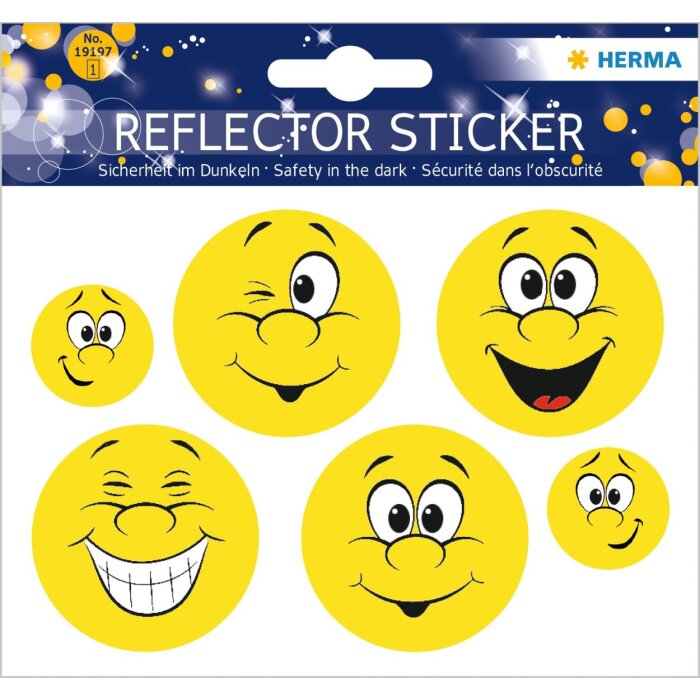 Adhesivo reflector Herma Happy Face