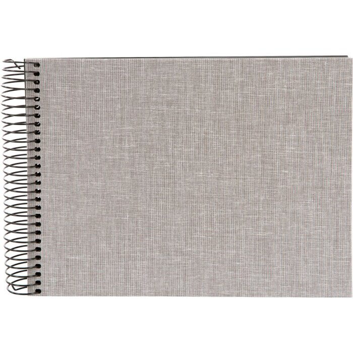 Goldbuch Álbum de espiral Summertime gris 24x17 cm 40 páginas negras