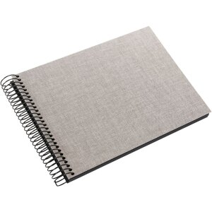 Goldbuch Álbum de espiral Summertime gris 24x17 cm 40 páginas negras