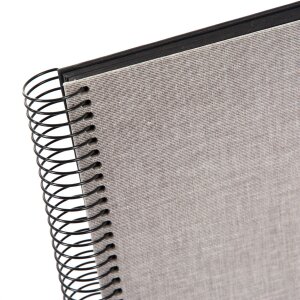Goldbuch Álbum de espiral Summertime gris 24x17 cm 40 páginas negras