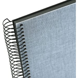 Goldbuch Álbum de espiral Summertime azul-gris 24x17 cm 40 páginas negras