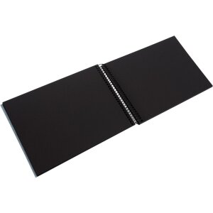 Goldbuch Álbum de espiral Summertime azul-gris 24x17 cm 40 páginas negras